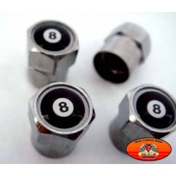 Bouchons de valves moto boule 8