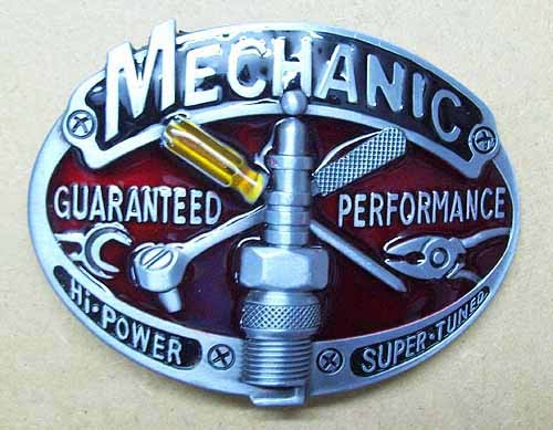 Boucle de ceinture mechanic outil bougie mécanique auto moto. 