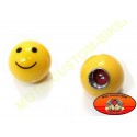 Bouchons de valves moto smiley