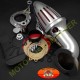 Filtre à air obus chromé pour Harley 2008-2012 Dyna Electra Glide FLHX Touring