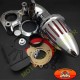 Filtre à air obus chromé pour Harley 2008-2012 Dyna Electra Glide FLHX Touring