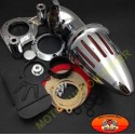 Filtre à air obus chromé pour Harley 2008-2012 Dyna Electra Glide FLHX Touring