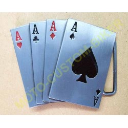 Boucle de ceinture Ace Poker Card