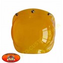 Visière bulle orange pour casque jet