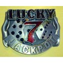 Boucle de ceinture lucky 7 jackpot