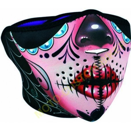 Cache nez sugar skull - Moto-Custom-Biker