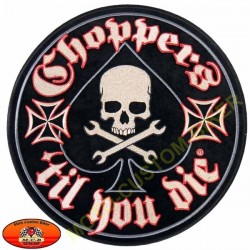 Patch, écusson choppers till you die