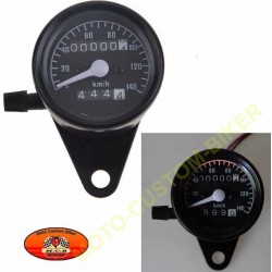 Compteur de Vitesse pour moto custom KTX noir CB51834