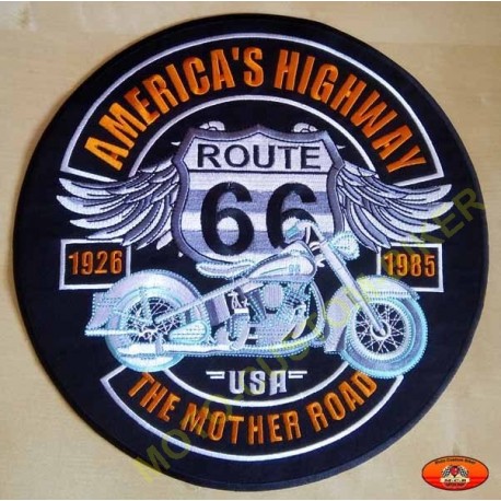 Patch Brodé Thermocollant Rétro - 9x5 Cm - Thème Automobile Et Moto Vintage