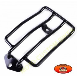 Porte-bagages Chromé Pour Harley-Davidson Sportster, Dyna, Softail, Heritage - Montage Sur Dossier De Selle