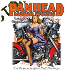 T shirt biker panhead