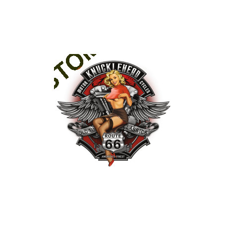 Sweat zippé biker knuckle head