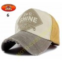 Casquette 100% pure oil vintage beige-ocre n°6