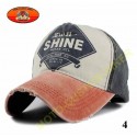 Casquette 100% pure oil vintage beige-noir n°4