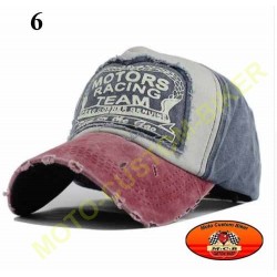 Casquette Motors racing old school n°6