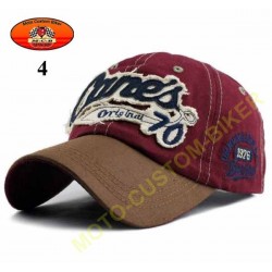 Casquette Canes de baseball bordeaux foncé n°4