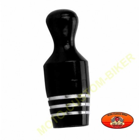 Bouchons de valves moto quille noire