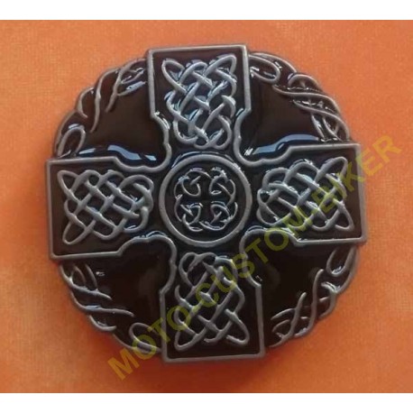 Boucle de ceinture celtic cross noir