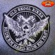 Patch, écusson old skool biker