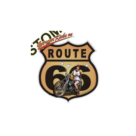 T shirt biker route 66 moto