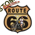 T shirt biker route 66 moto
