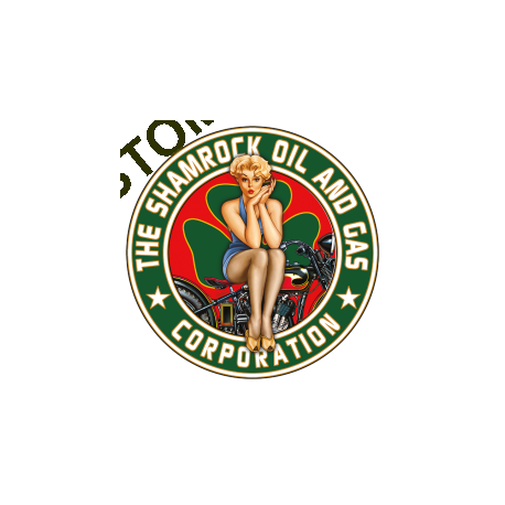 Sweat capuche biker the shamrock