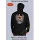 Sweat capuche avec zip pin up 66