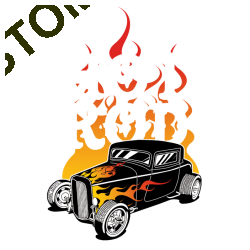 T Shirt enfant hot rod