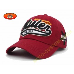 Casquette ruler rouge