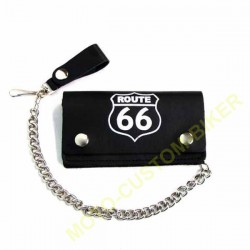 Portefeuille cuir route 66