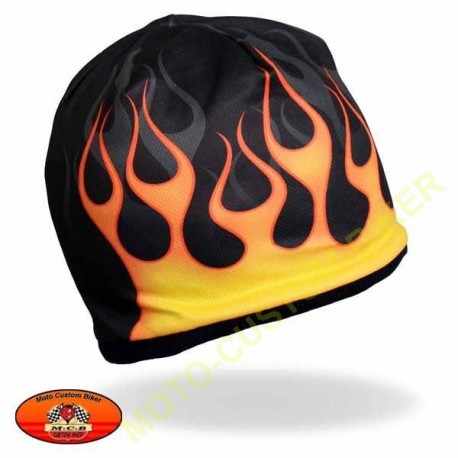 Bonnet biker flaming