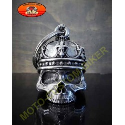 Clochette moto king skull