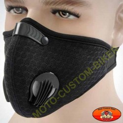 Cache nez anti poussières noir