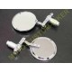 Rétroviseurs moto rond old skool pour harley et custiom