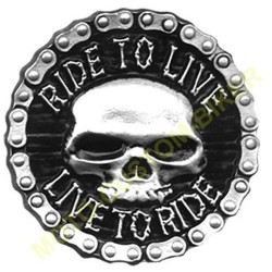 Boucle de ceinture ride to live