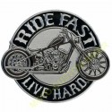 Patch, écusson ride fast