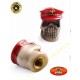 Bouchons de valves moto red hat skull