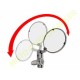  	Rétroviseurs moto rond old skool pour harley et custiom