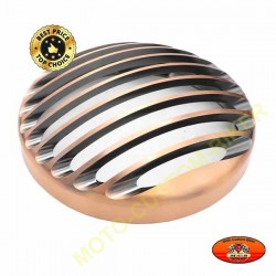 Grille de phare bronze pour harley sportster et dyna en phare 5 3/4