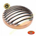 Grille de phare bronze pour harley sportster et dyna en phare 5 3/4