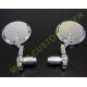  	Rétroviseurs moto rond old skool pour harley et custiom