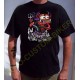 T shirt biker red monster purple hot rod