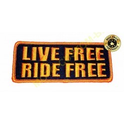 Patch, écusson Patch, écusson live free- ride free