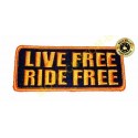 Patch, écusson Patch, écusson live free- ride free