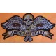 Patch biker, écusson harley loaded, grand format