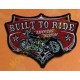 Patch, écusson built to ride