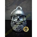 Clochette moto helmet skull biker