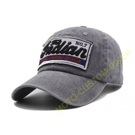 Casquette the indian gris